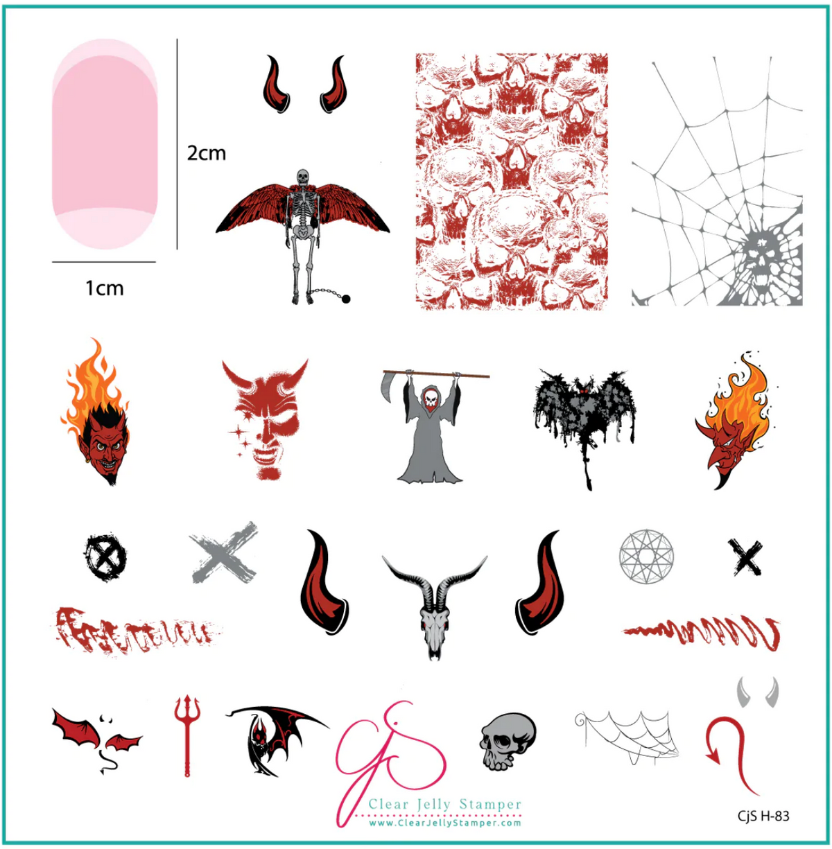 Lil Devil (CjSH-83) -  CJS Medium Stamping Plate Main image