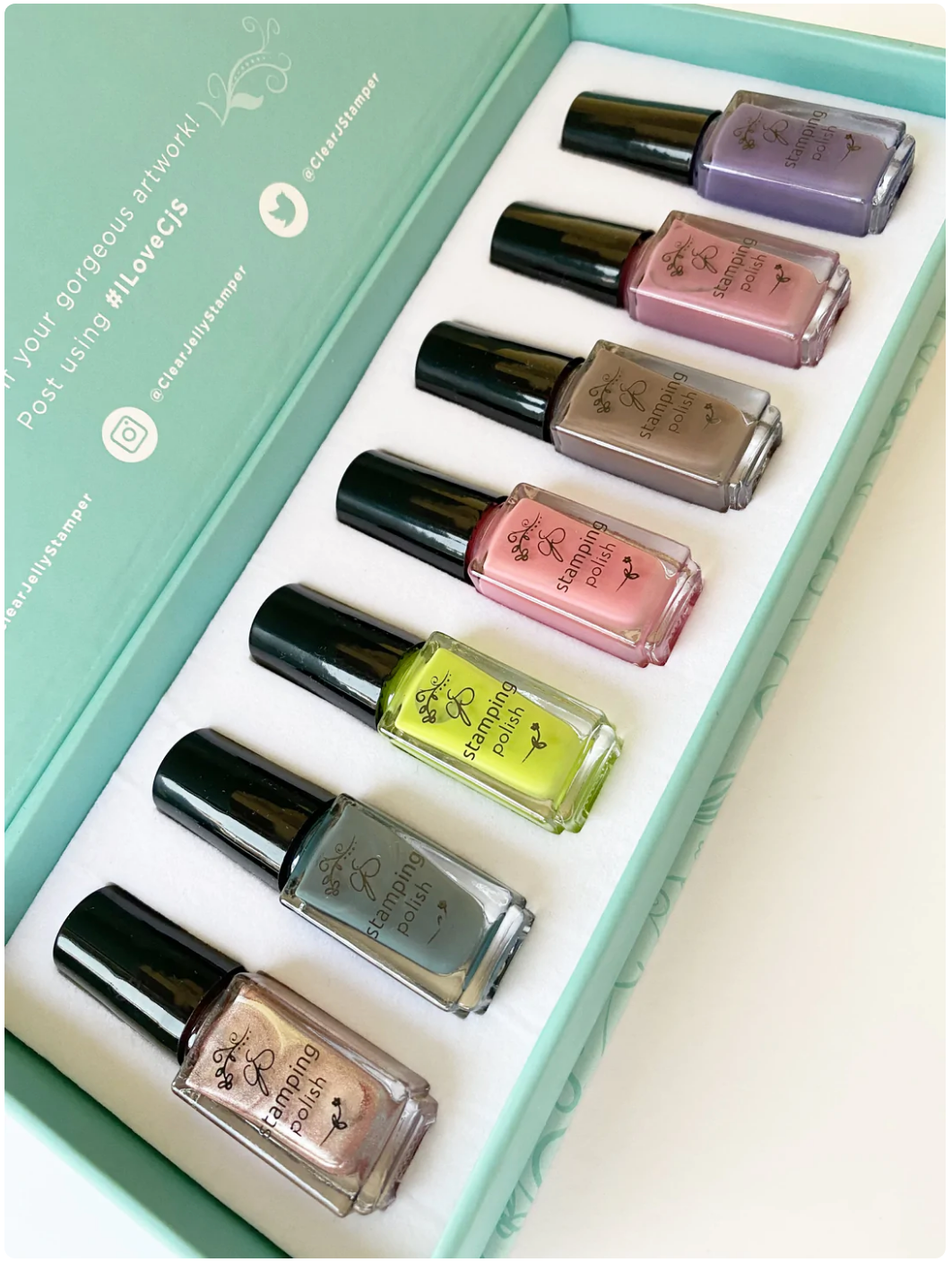 Flora (7 Colors) - Stamping Polish Kit Main image