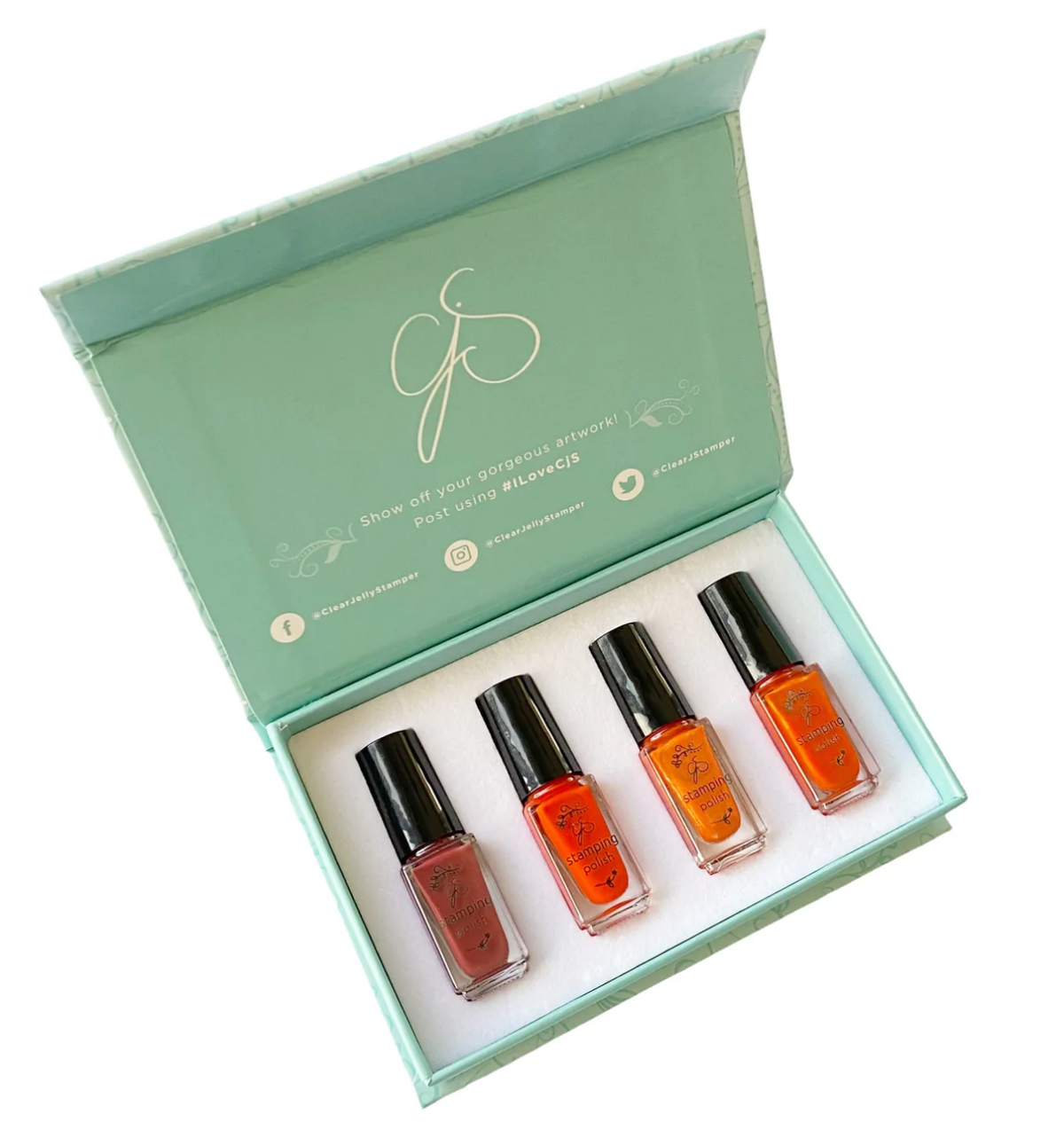 Stamping Polish Kit - Orange Mash Up (4 colors) Main image