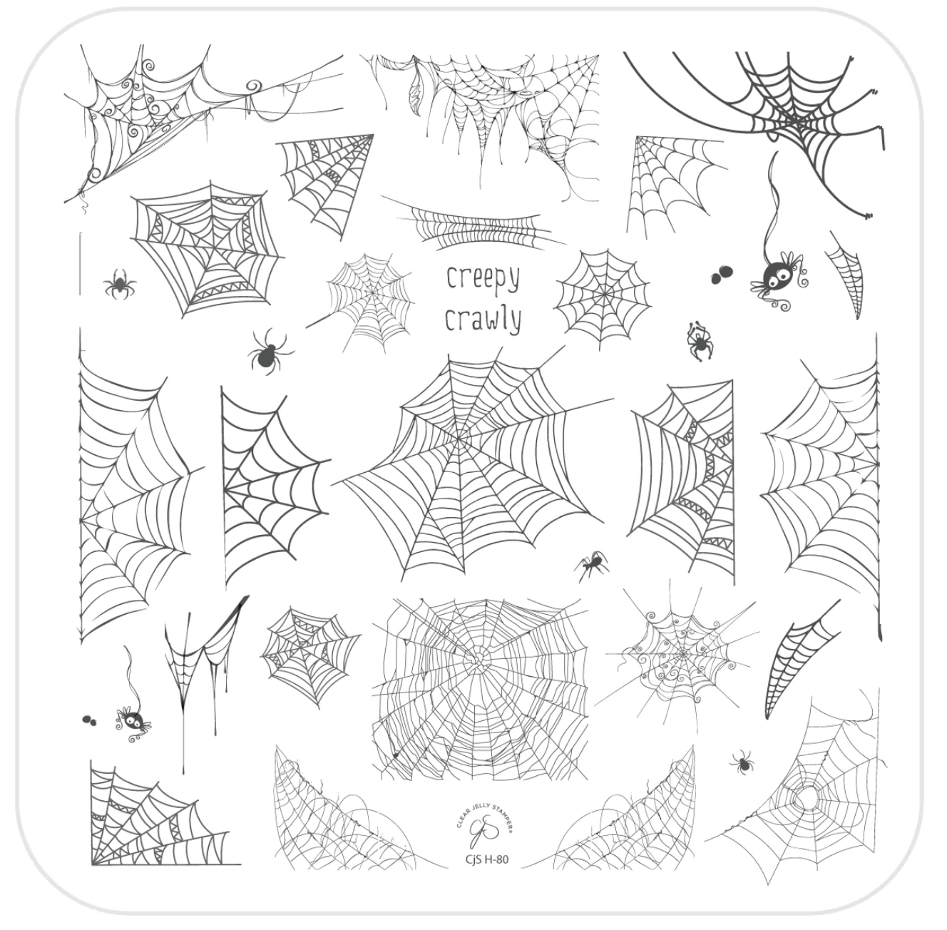 Creepy Crawly (CjS-H-80) -  CJS Medium Stamping Plate Secondary image