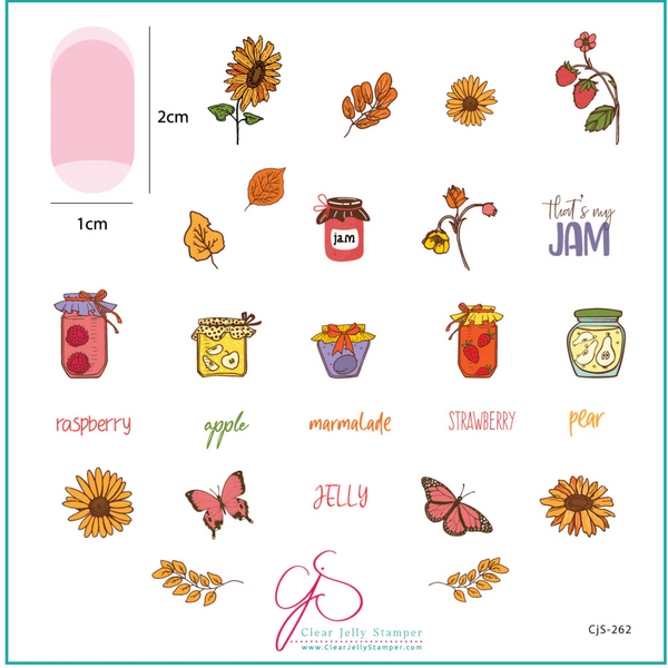 That's My Jam (CjS-262) -  CJS Medium Stamping Plate