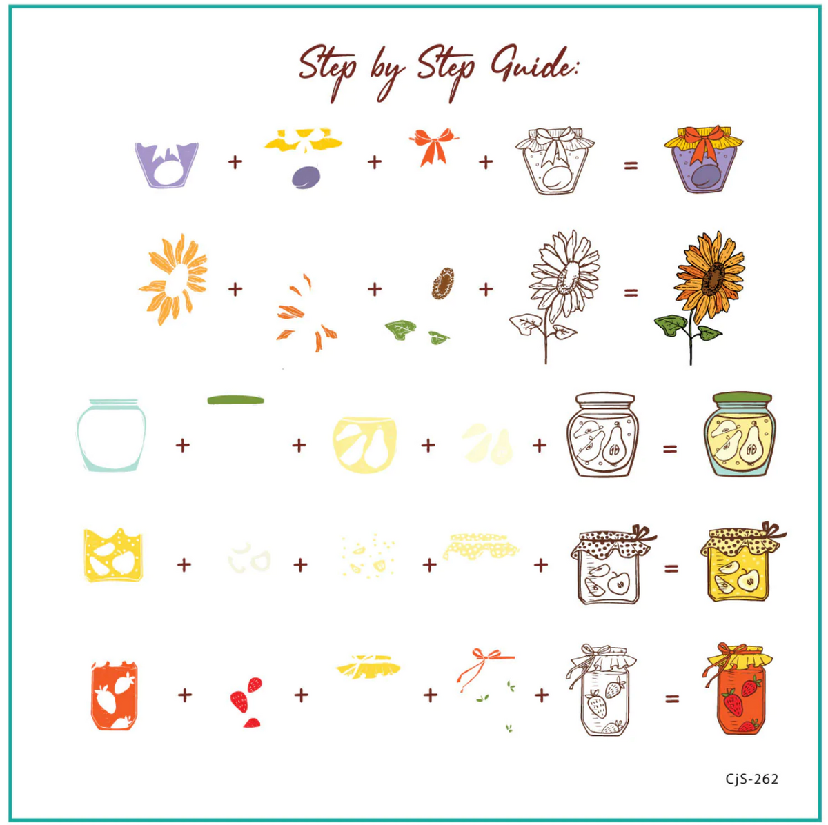 That's My Jam (CjS-262) -  CJS Medium Stamping Plate