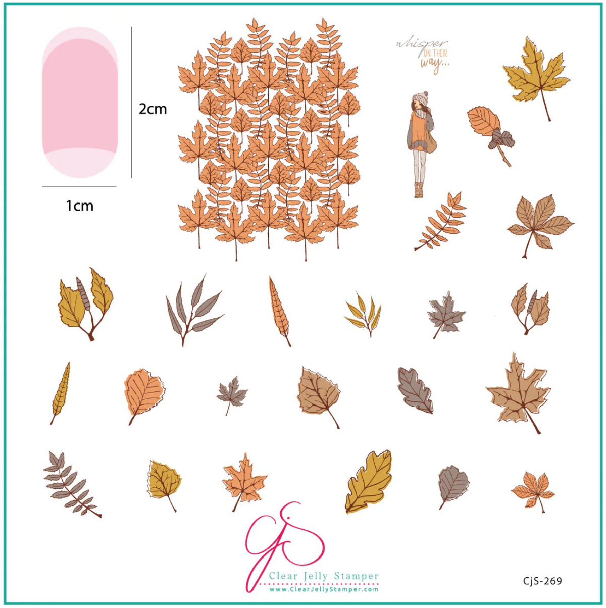 Whisper On Their Way (CjS-269) -  CJS Medium Stamping Plate