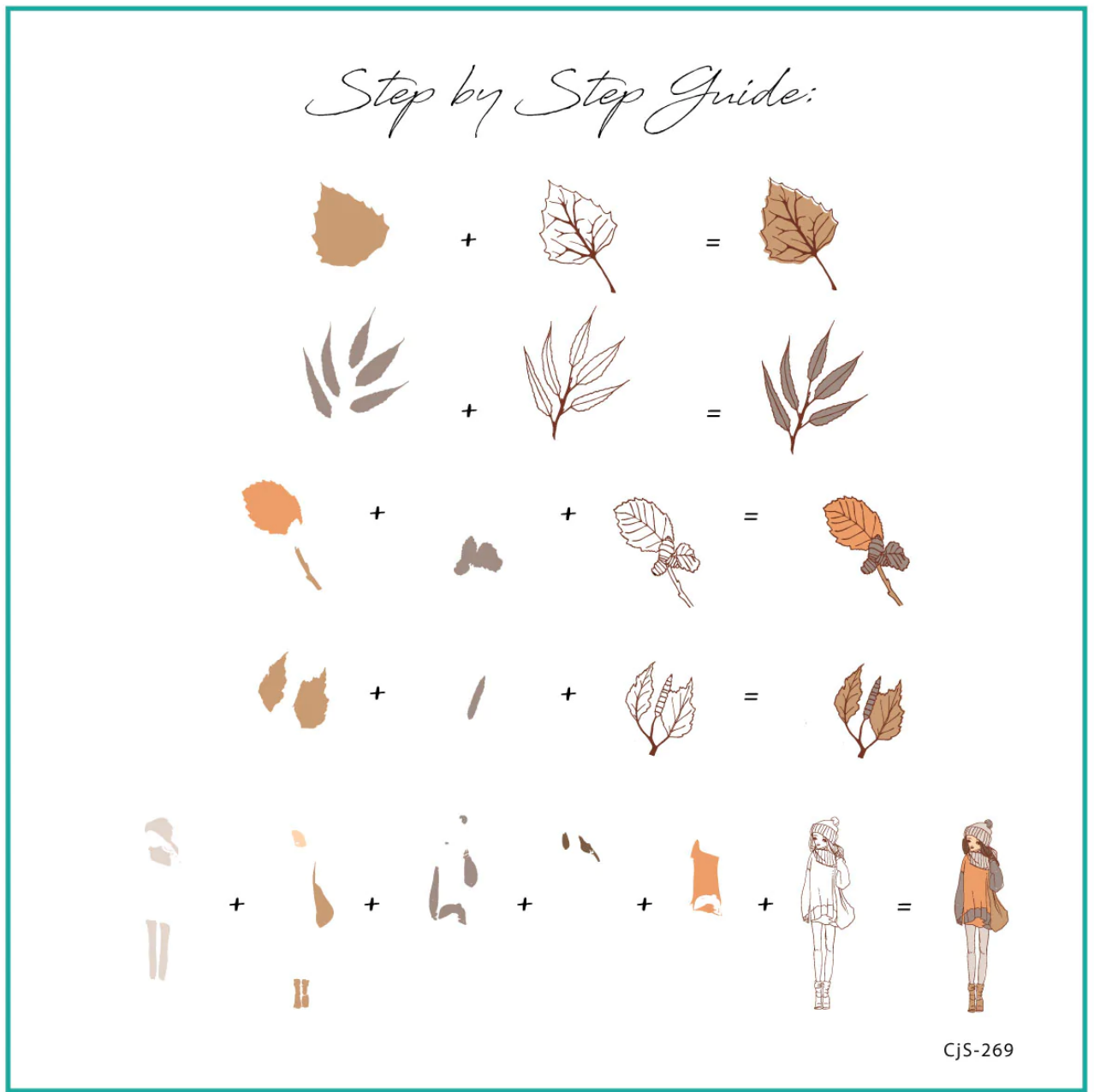 Whisper On Their Way (CjS-269) -  CJS Medium Stamping Plate