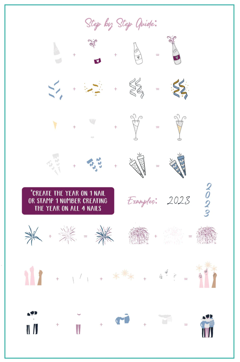 New Year, New You! (CjSH-84) - Clear Jelly Stamping Plate