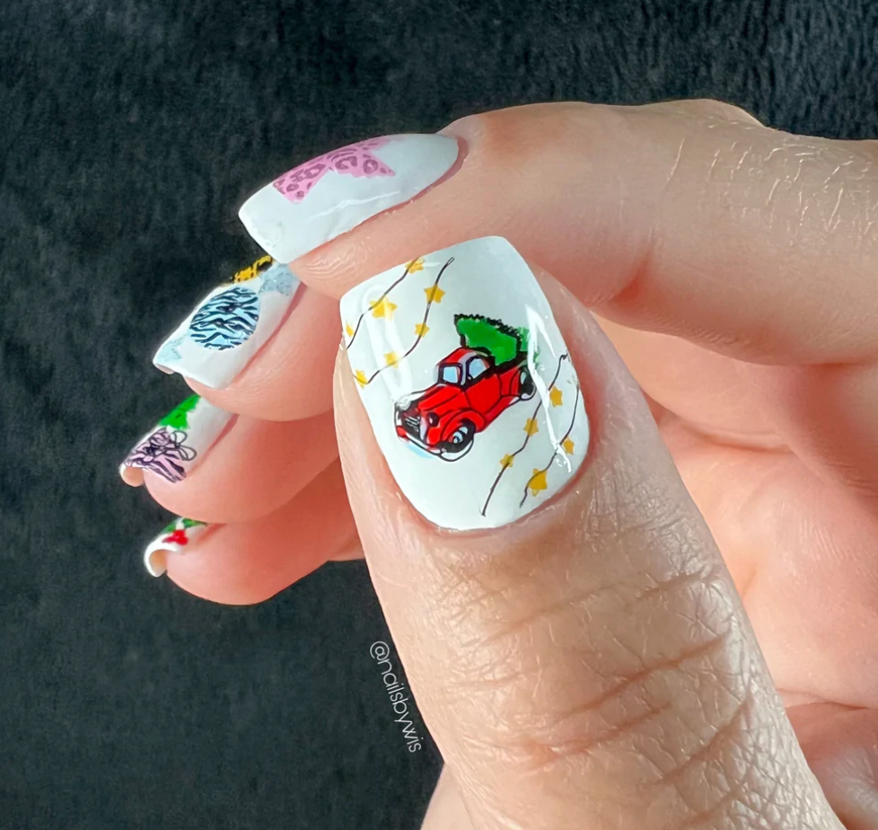 Patterned Holidays 2.0 (CjSC-74)  - Clear Jelly Stamping Plate