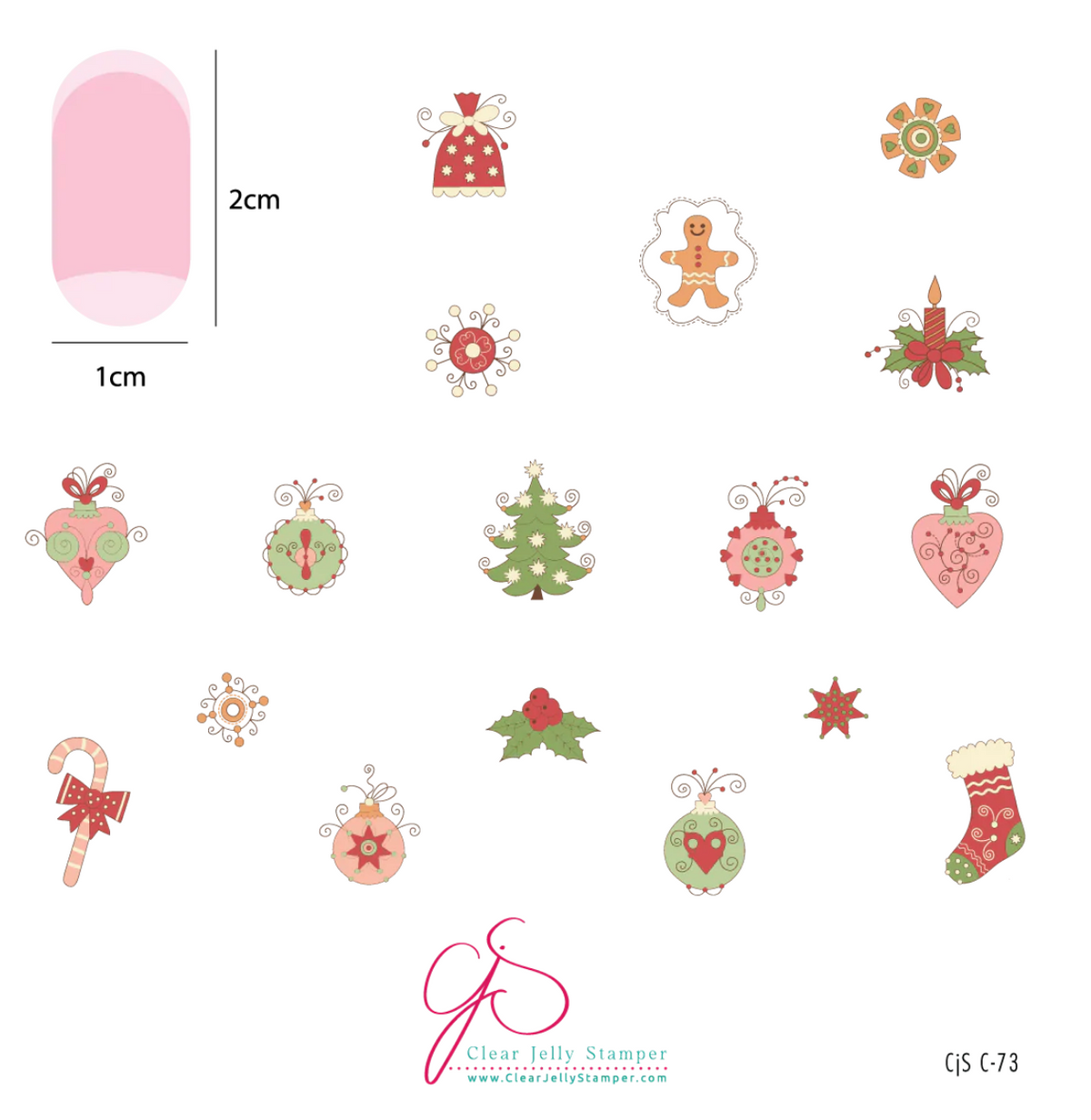 Ornate Ornaments (CjSC-73) - CJS Medium Stamping Plate