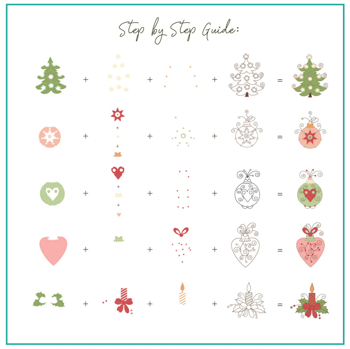 Ornate Ornaments (CjSC-73) - CJS Medium Stamping Plate
