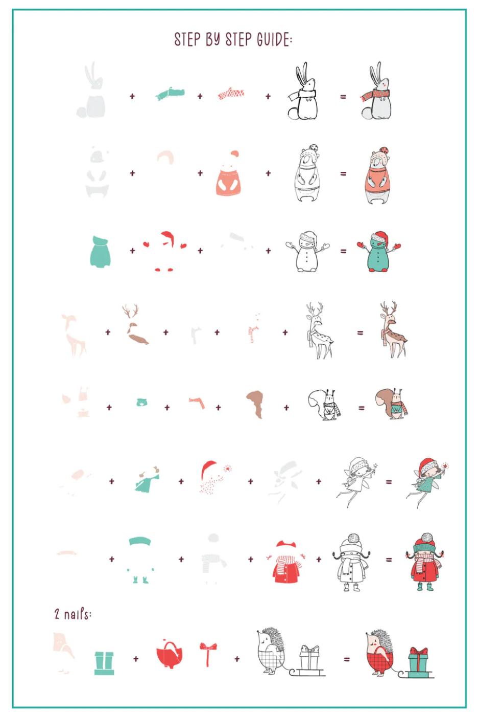 The Holiday (CjSC-72)  - Clear Jelly Stamping Plate