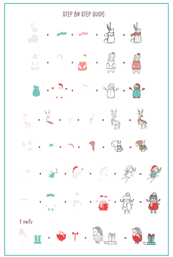 The Holiday (CjSC-72)  - Clear Jelly Stamping Plate