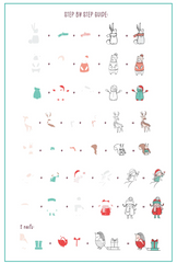 The Holiday (CjSC-72)  - Clear Jelly Stamping Plate