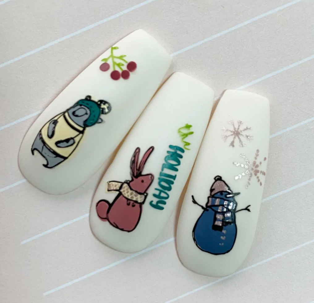 The Holiday (CjSC-72)  - Clear Jelly Stamping Plate