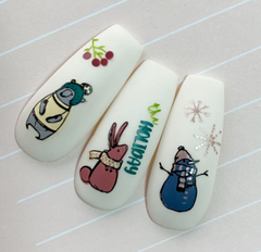 The Holiday (CjSC-72)  - Clear Jelly Stamping Plate