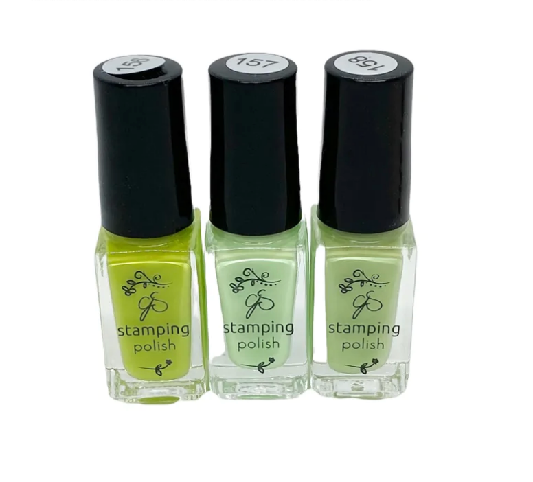 Stamping Polish Kit - Green Tea Trio (3 colors) Main image