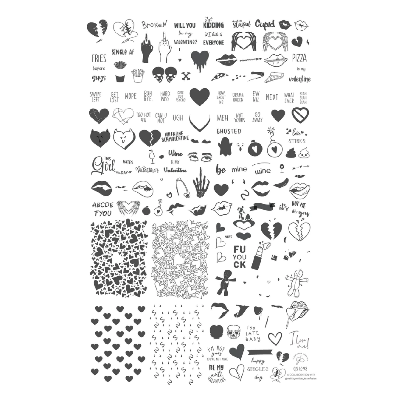 It's Not Me, It's You (CjSLC-93) - Clear Jelly Stamping Plate Secondary image