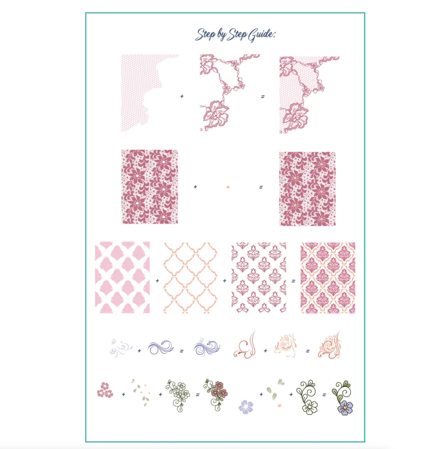 Dainty Delights (CjS-283) -  Clear Jelly Stamping Plate Secondary image