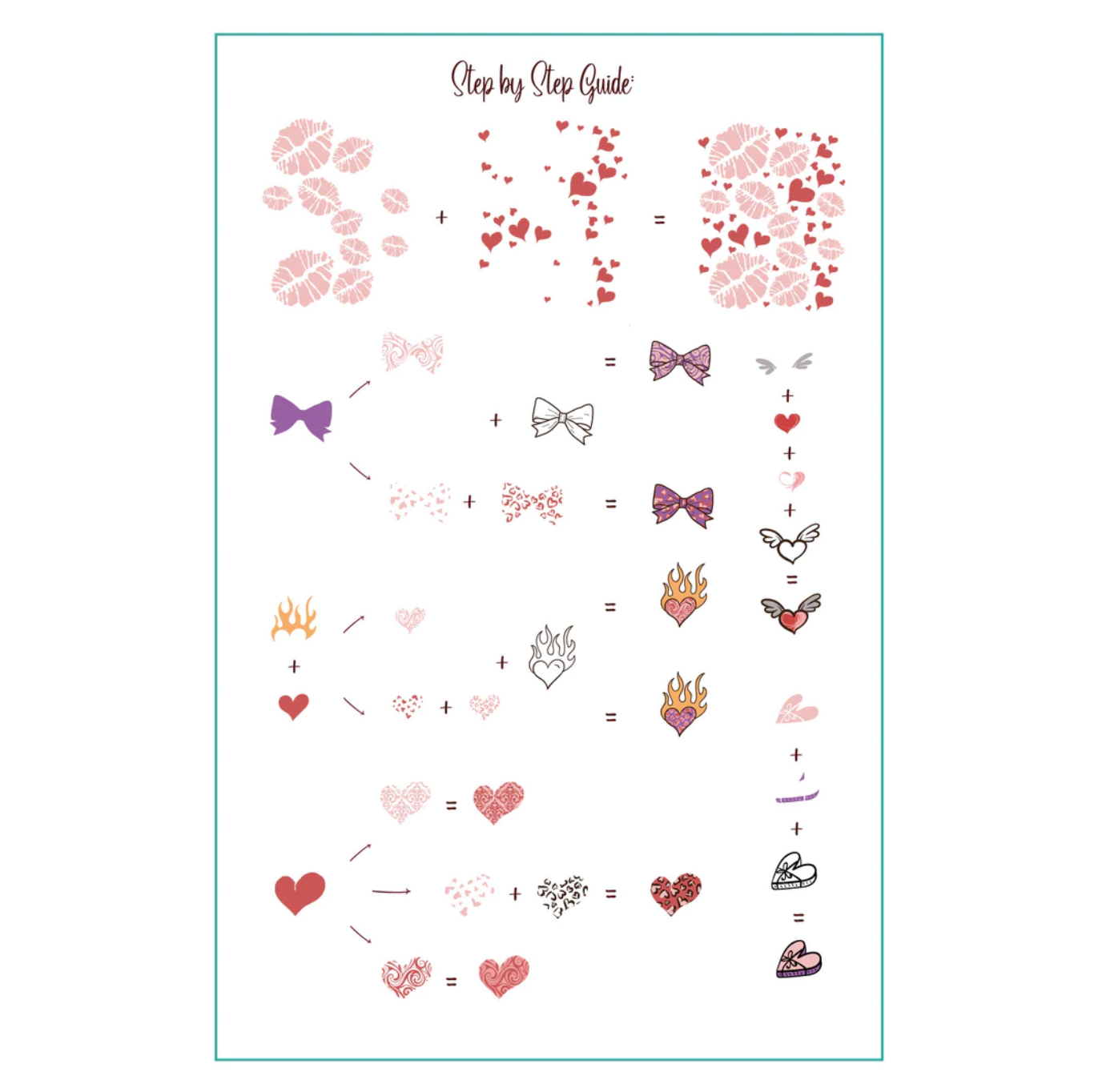 With Love (CjSV-35) - Clear Jelly Stamping Plate Secondary image