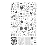 Sweet Love (CjSV-38) - Clear Jelly Stamping Plate