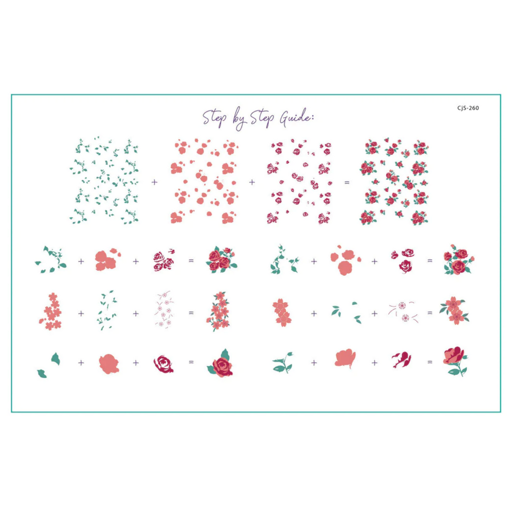 Flirty & Fierce (CjS-260) - Clear Jelly Stamping Plate