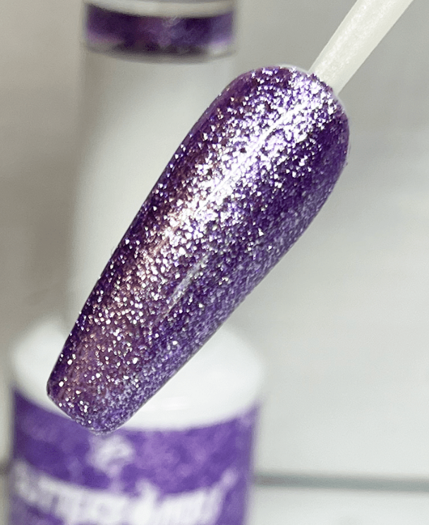 Glitter Bomb Gel Polish!  Metallics Lilac Ice