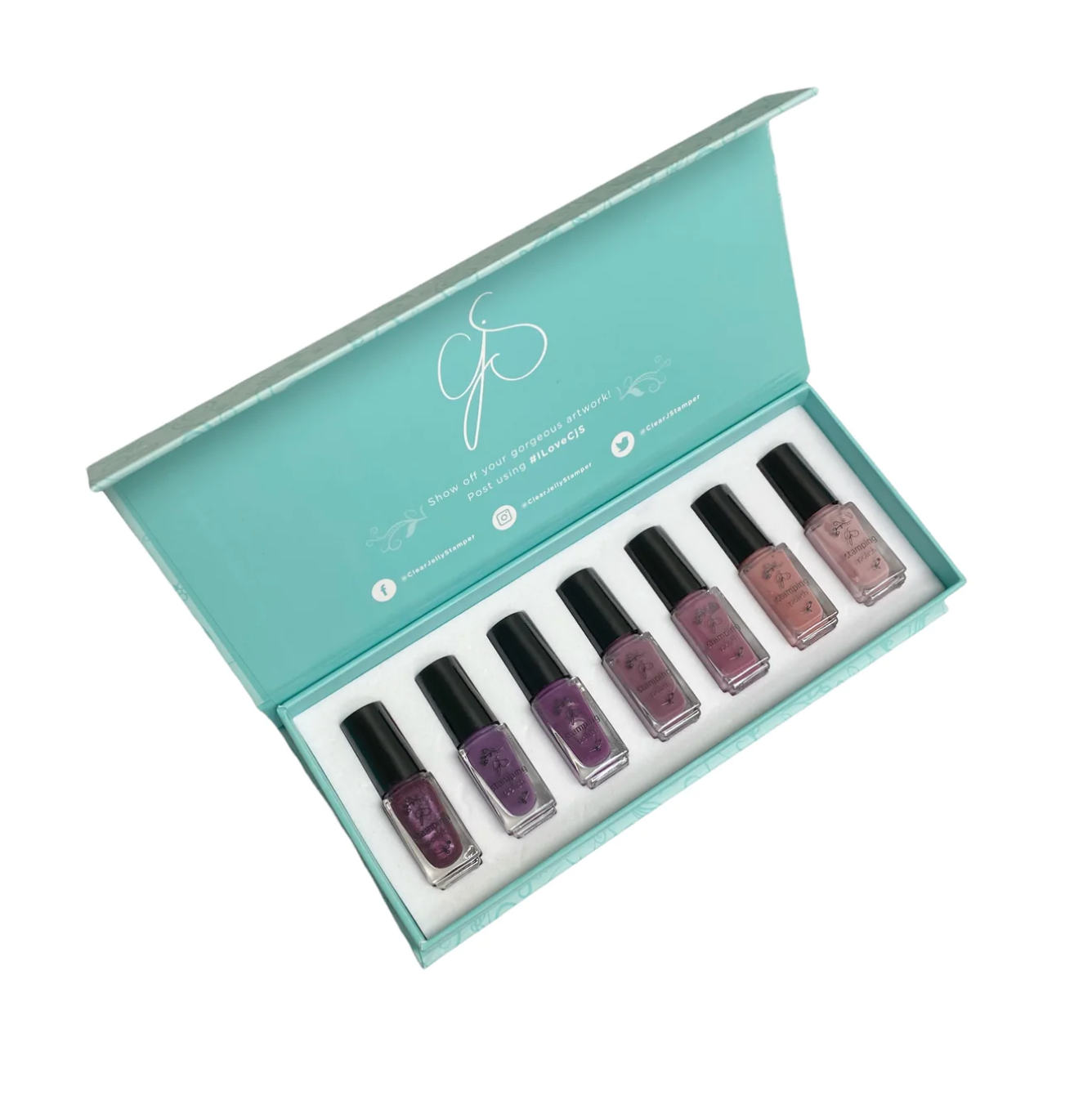 The Posh Purples (7 Colors) - Stamping Polish Kit Secondary image