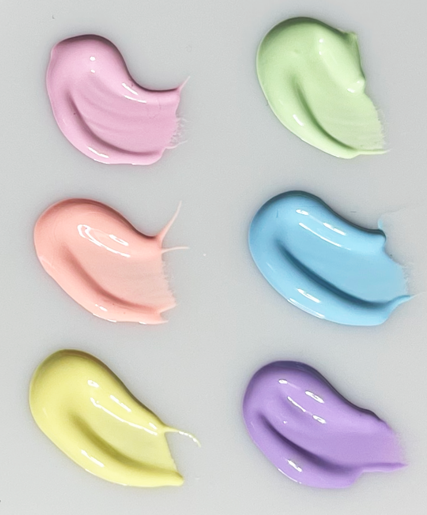 Frosting!  PASTEL KIT Limited Edition No Wipe Gel Paint - 6 Colors! Secondary image