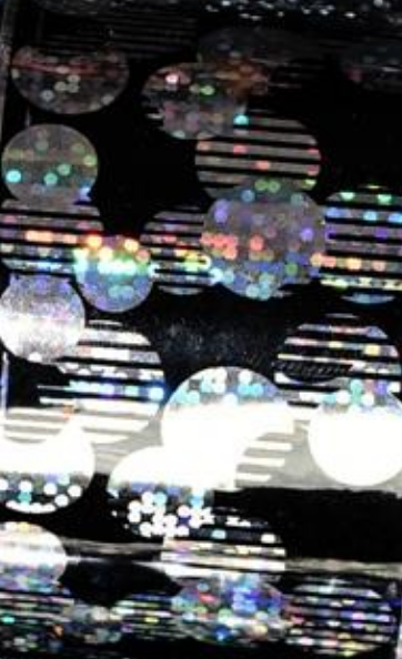 Silver Holographic Design Foil #123