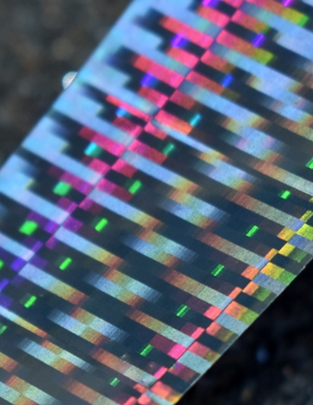 Silver Holographic Design Foil #124