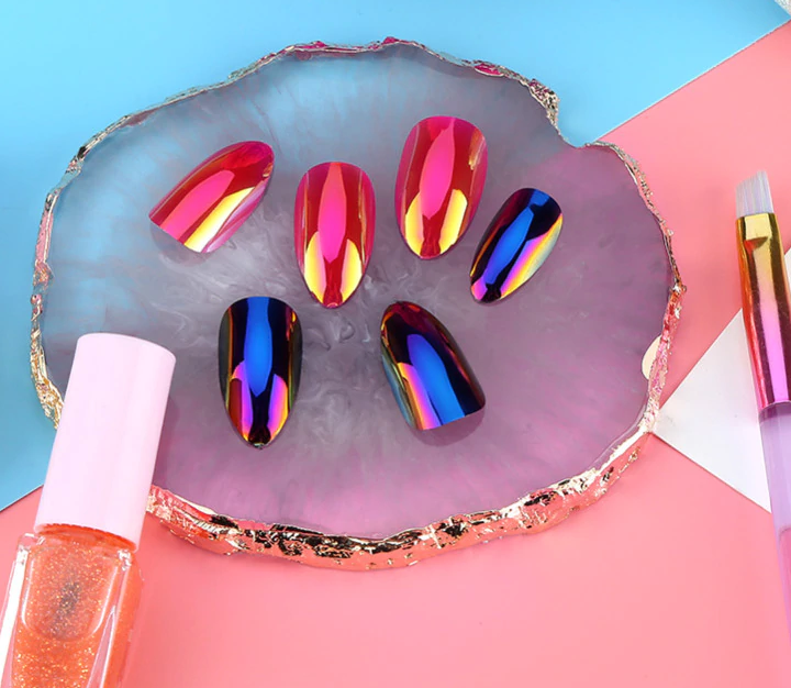 Gold Edge Resin Stone Palette