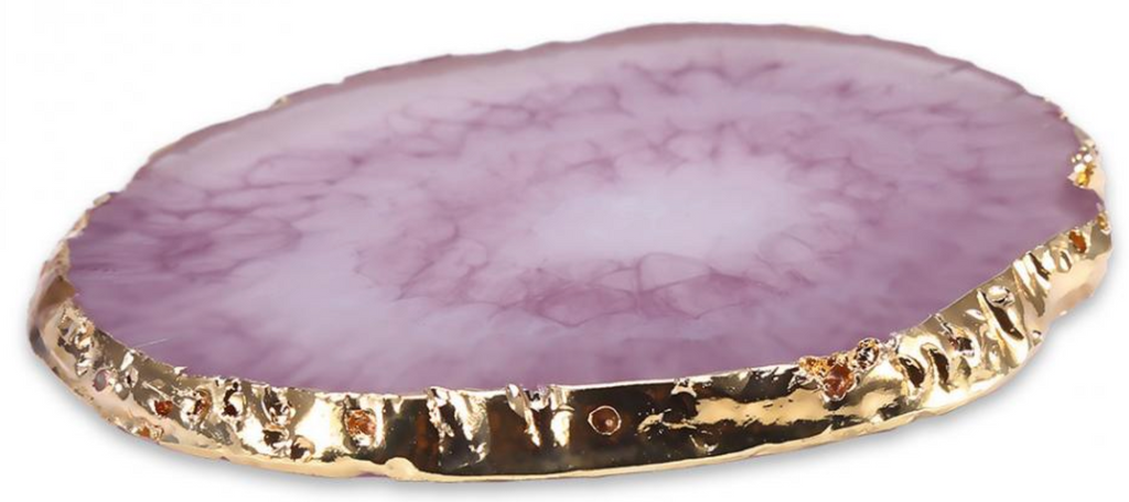 Gold Edge Resin Stone Palette