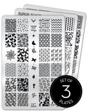 Collection 24 - Set of 3 Uber Chic Stamping Plates