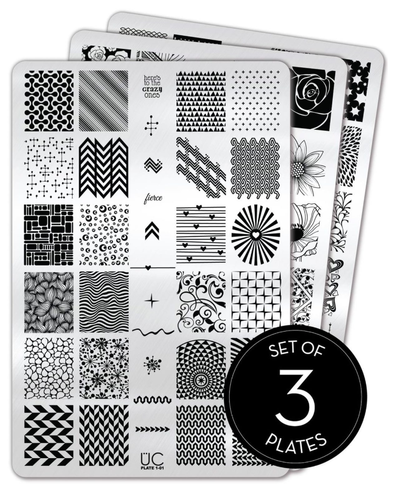 Collection 1 - Uber Chic Stamping Plates Main image