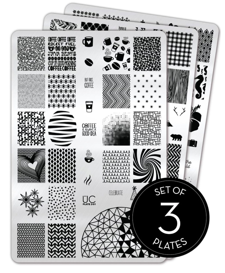 Collection 2 - Uber Chic Stamping Plates Main image