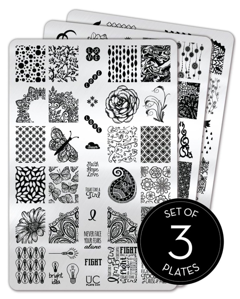 Collection 3 - Uber Chic Stamping Plates Main image
