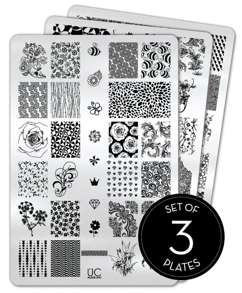 Collection 5 - Uber Chic Stamping Plates Main image