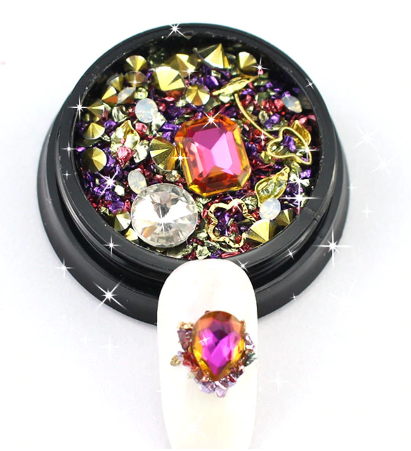 Crystal & Metal Embellishments Set
