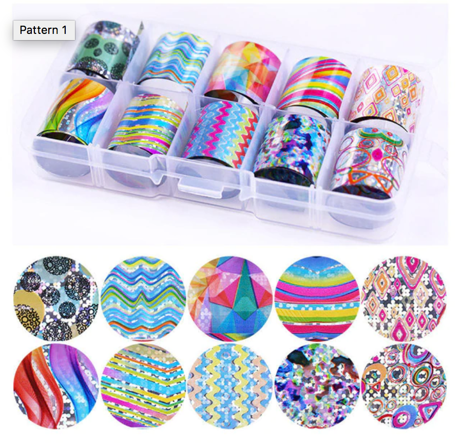 Retro Foil Set of 10 in Case Main image