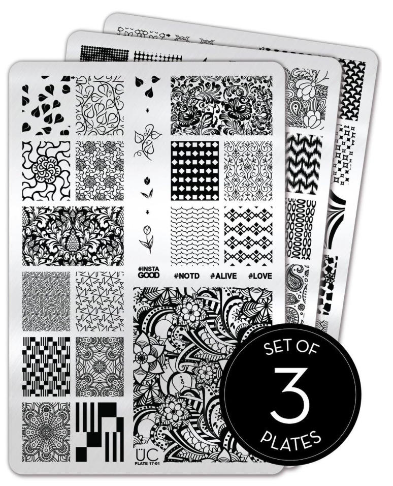 Collection 17 - Uber Chic Stamping Plates Main image