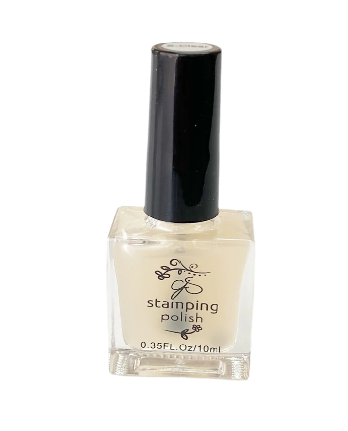 Sticky CLEAR Stamping Polish