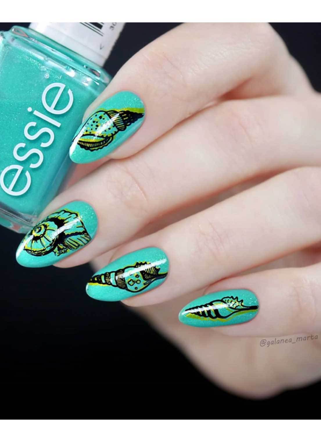 Seashells Aplenty - Uber Chic Mini Stamping Plate Secondary image