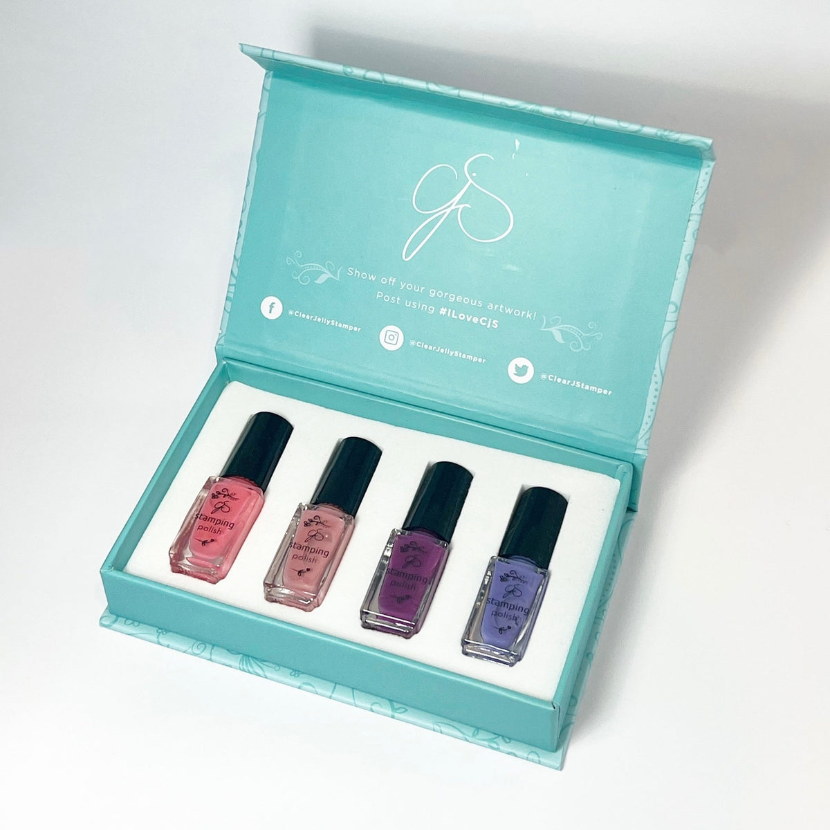 Simple Sheer Stamping Polish Kit (4 Colors) Main image