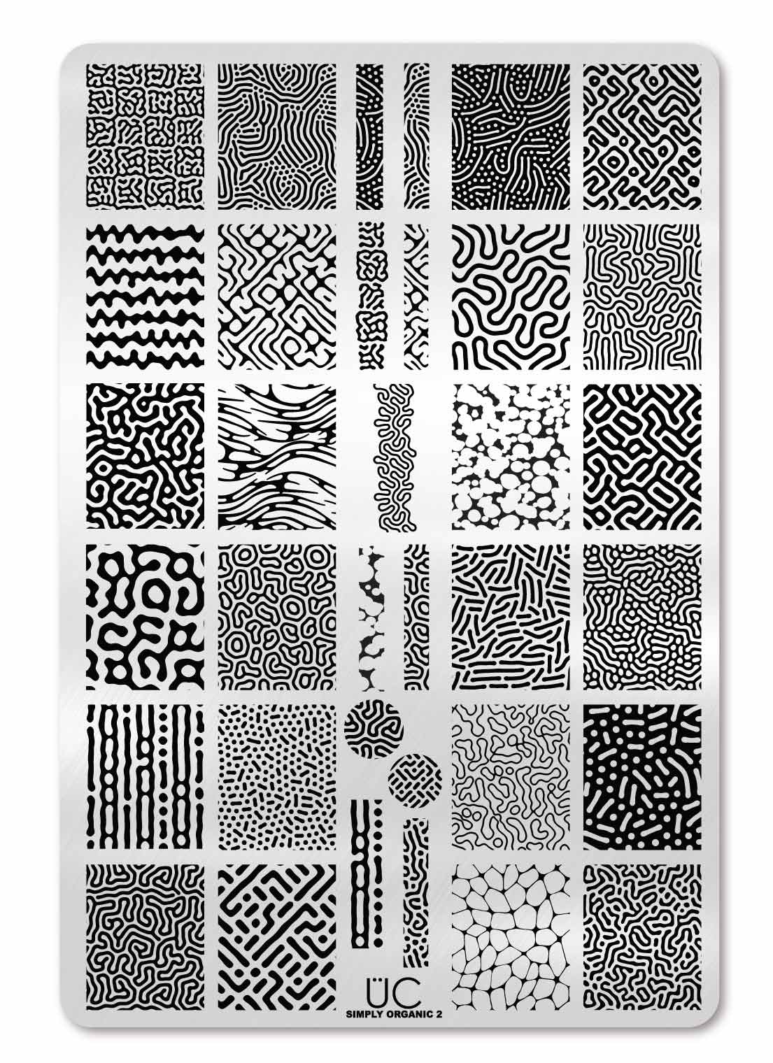 Simply Organic 2 -  Uber Chic Stamping Plate
