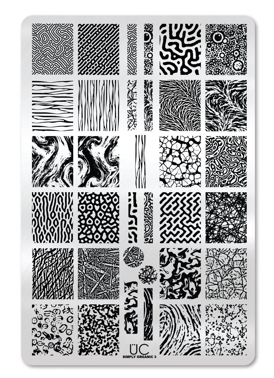Simply Organic 3 -  Uber Chic Stamping Plate Main image