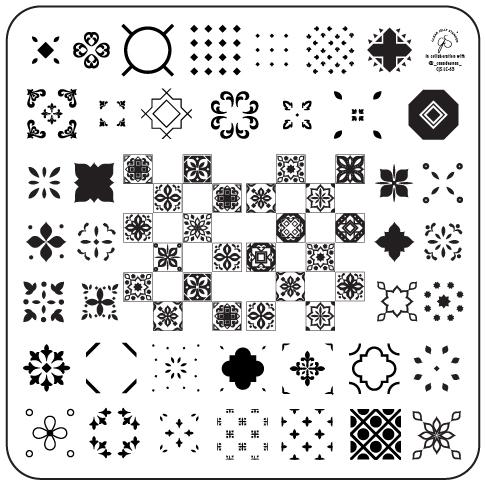 Mayolica (CjSLC-63)  - CJS Medium Stamping Plate