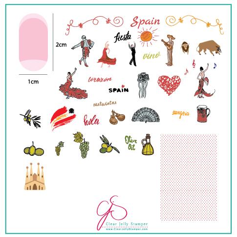 Viva Espana (CjSLC-64) - CJS Medium Stamping Plate Main image