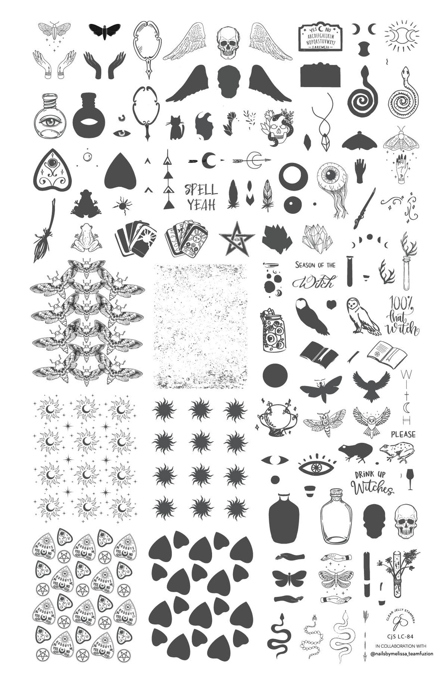 Spell Yeah (CjS LC-84) - Clear Jelly Stamping Plate Secondary image