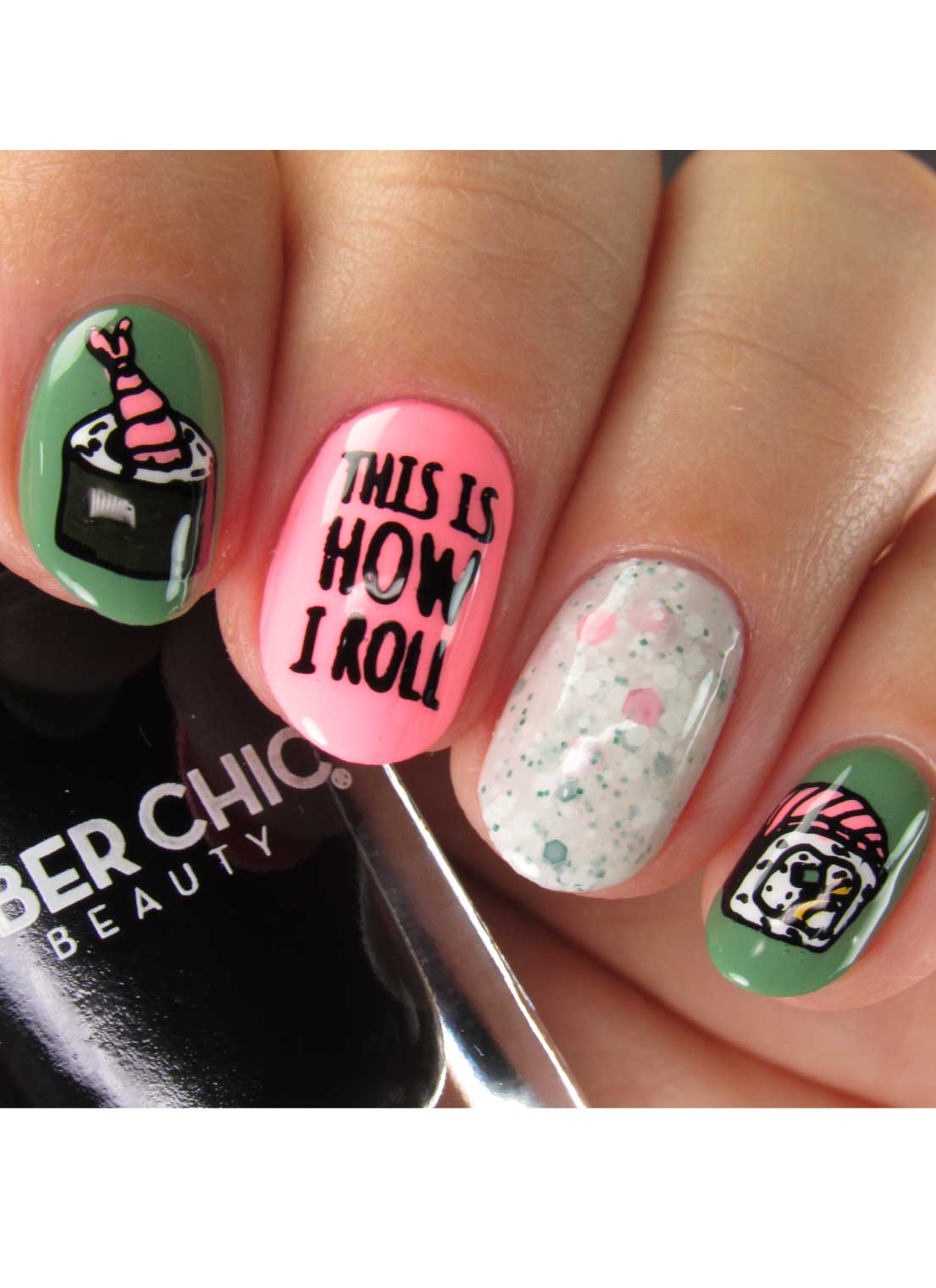 Sushi For ME - Uber Chic Mini Stamping Plate Secondary image
