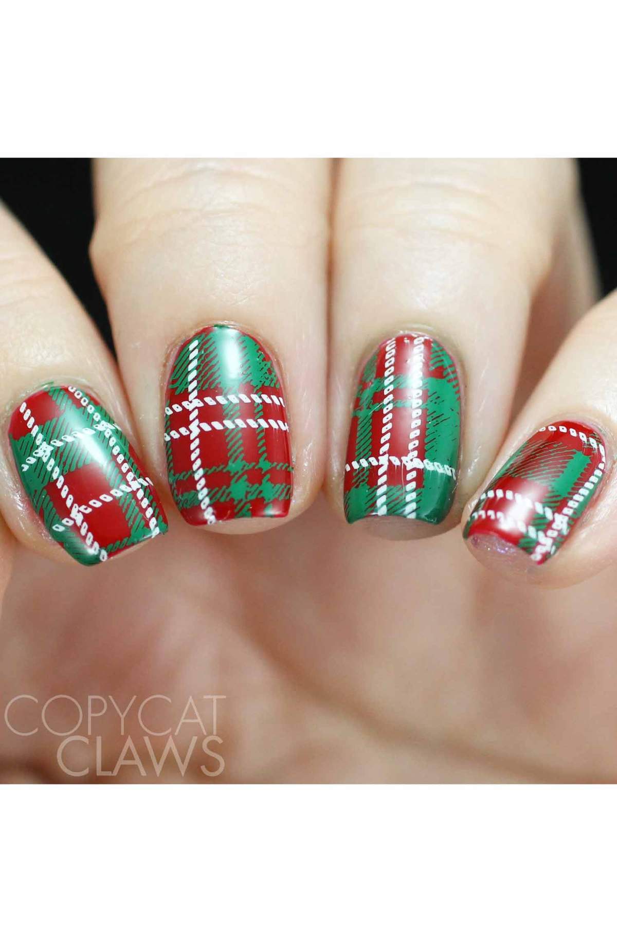 Pretty In Plaid 2 - Uber Chic Stamping Plate