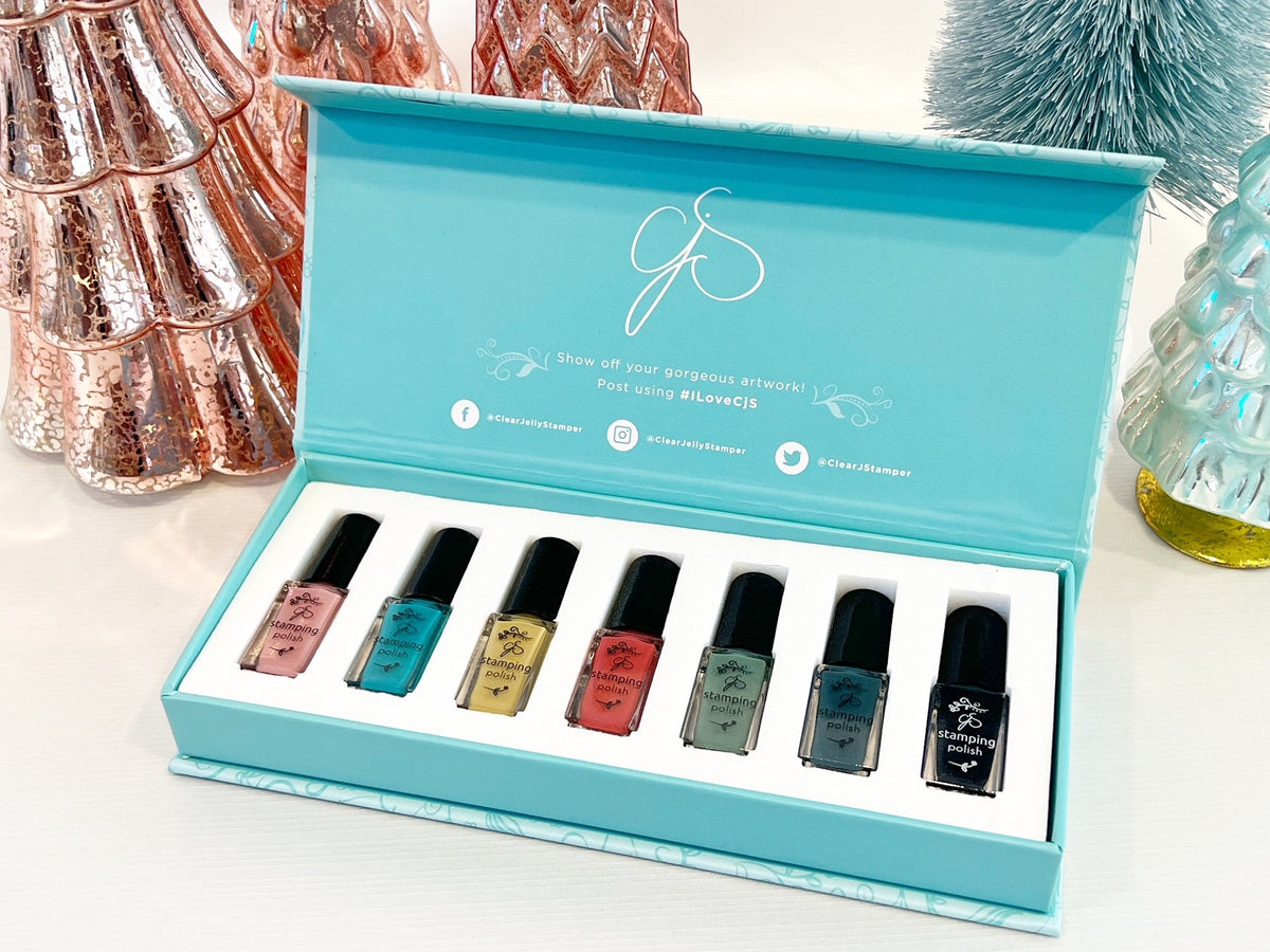 Vintage Holiday Stamping Polish Kit - Neutrals (7 Colors) Main image