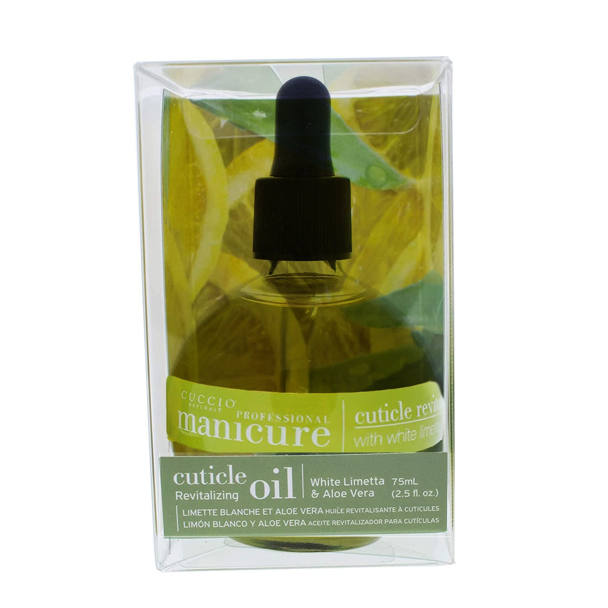 White Limetta Revitalizing Cuticle Oil - 2.5oz with Dropper